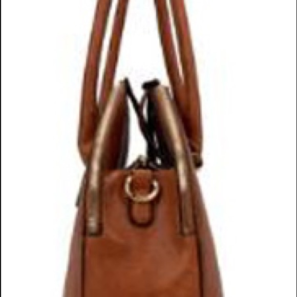 Round Triple Compartment Satchel Bag - Picture 3 of 3